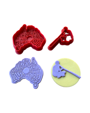 Load image into Gallery viewer, Always was cookie cutter stamp Australia map NAIDOC week Aboriginal people Didgeridoo