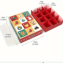 Load image into Gallery viewer, 12 days advent calendar cookie box mini toy small surprise blind box party accessories