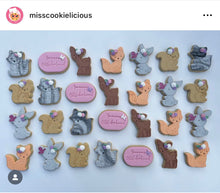 Load image into Gallery viewer, Woodland theme animals cutter debosser Rabbit bear fox raccoon squirrel