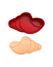 Load image into Gallery viewer, Sea Creatures  Cookie Cutter Stamp Sea Horse Shark Octopus Clam Starfish Crab Shell Whale Turtle Urchin