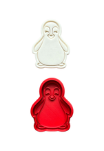 Load image into Gallery viewer, Penguin cookie cutter stamp Antarctic animals