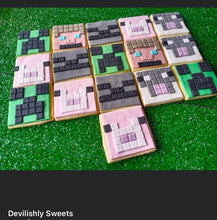 Load image into Gallery viewer, grid cutter multi square sharp edge cookie fondant cutter 1cm 1.5cm 2cm set minecraft cakes