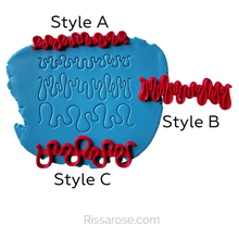 Load image into Gallery viewer, Drip cutter stamp honey cookie drip cake