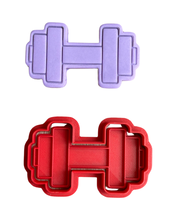 Load image into Gallery viewer, Gym Set Cookie Cutter Stamp Muscle Kettle Bell Dumbbell weight