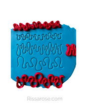 Load image into Gallery viewer, Drip cutter stamp honey cookie drip cake