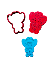 Load image into Gallery viewer, Cowboy Cookie Cutter cute west theme