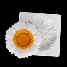 Load image into Gallery viewer, Large Daisy Silicone Mould Cake Fondant sunflower Candle Sugarcraft Soap