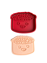 Load image into Gallery viewer, Sushi Set  Cookie Cutter Stamp  Sake Maki Ikura Wasabi Onigiri Takoyaki
