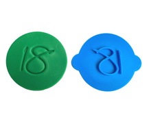 Load image into Gallery viewer, 18th birthday cookie stamp number 18 custom name number 18