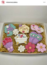 Load image into Gallery viewer, Mother's day cookie cutter and stamp set - spa facial bubble wine bathrobe slipper eye masks