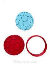 Load image into Gallery viewer, football soccer cookie cutter stamp world cup shoes jersey goal love football