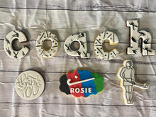 Load image into Gallery viewer, Hockey cookie cutter fondant boy girl player ice hockey