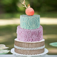 Load image into Gallery viewer, assorted rosette ruffle xl silicone moulds- wedding floral cakes - flower silicone mould