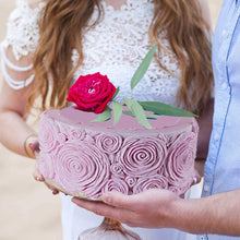 Load image into Gallery viewer, assorted rosette ruffle xl silicone moulds- wedding floral cakes - flower silicone mould