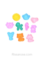 Load image into Gallery viewer, Animals Cookie Cutter Stamp Lion Monkey Elephant Cow Dog Flamingo Deer Moose Fox Squirrel