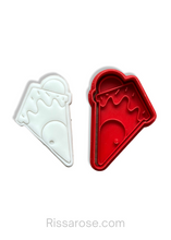 Load image into Gallery viewer, Christmas Pizza Cookie Cutter Stamp Ice Cream Gingerbread House Penguin Snowman Elf Gingerbread Man Mrs. Santa Santa Claus