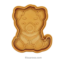 Load image into Gallery viewer, Australian Animals Cookie Cutter Stamp Koala Crocodile Kangaroo Platypus Wombats Emu Marsupials Cockatoos