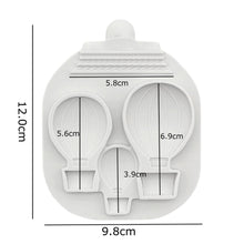 Load image into Gallery viewer, Hot Air Balloon Silicone Mould Cake Fondant Sugarcraft Soap