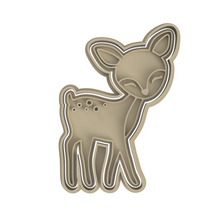 Load image into Gallery viewer, woodland theme animals - rabbit, bear, fox, raccoon and squirrel deer