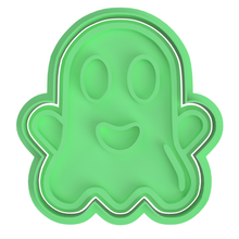 Load image into Gallery viewer, Halloween Cookie Fondant Cutter Stamp Skull Pumpkin Grave eyeball Mummy Candy Ghost Flask Cauldion