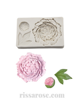 Load image into Gallery viewer, rose peony silicone moulds- wedding floral cakes cupakes cookies