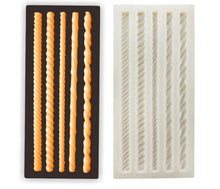 Load image into Gallery viewer, rope silicone moulds - 5 different styles