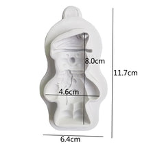Load image into Gallery viewer, Christmas Characters Silicone Mould Cake Fondant Sugarcraft Soap Santa Snowman Reindeer Elf