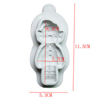 Load image into Gallery viewer, Christmas Characters Silicone Mould Cake Fondant Sugarcraft Soap Santa Snowman Reindeer Elf