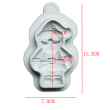 Load image into Gallery viewer, Christmas Characters Silicone Mould Cake Fondant Sugarcraft Soap Santa Snowman Reindeer Elf