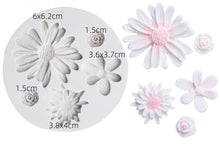 Load image into Gallery viewer, Daisy Sunflower Silicone Mould Cake Fondant Sugarcraft Soap