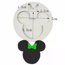 Load image into Gallery viewer, Mouse Ear bow silicone Mould cake cupcake mould