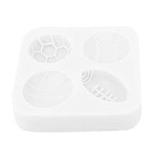Load image into Gallery viewer, Sports Ball Silicone Mould Cake Fondant Sugarcraft Soap Gaming Theme
