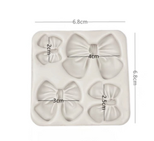Load image into Gallery viewer, Bow Silicone Mould Cake Fondant Sugarcraft Soap Girl Theme