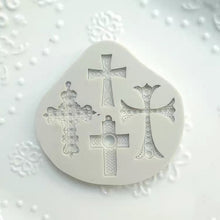 Load image into Gallery viewer,  Cross Silicone Mould Cake Fondant Sugarcraft Soap Easter theme
