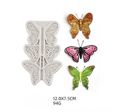 Load image into Gallery viewer, Butterfly Silicone Mould Cake Fondant Sugarcraft Soap Garden Theme