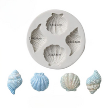 Load image into Gallery viewer, Shell Silicone Mould Cake Fondant Sugarcraft Soap Ocean Theme