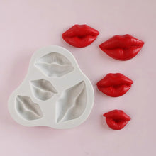 Load image into Gallery viewer, Lips Silicone Mould Cake Fondant Sugarcraft Soap Valentines Theme
