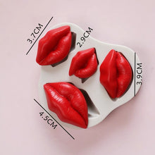 Load image into Gallery viewer, Lips Silicone Mould Cake Fondant Sugarcraft Soap Valentines Theme