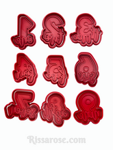 Load image into Gallery viewer, birthday number letter combined cutter and embosser 1-9 1-9