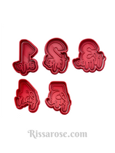 Load image into Gallery viewer, birthday number letter combined cutter and embosser 1-9 1-5
