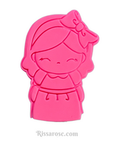 Load image into Gallery viewer, nutcracker characters christmas cookie cutter stamp- clara,sugarplum fairy & the mouse king carla