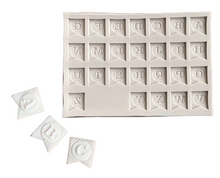 Load image into Gallery viewer, bunting flag banner alphabet number silicone mould alphabet