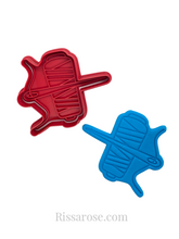 Load image into Gallery viewer, sew theme cookie cutter stamp - sewing machine,pin cushion, thread needle, crochet style a