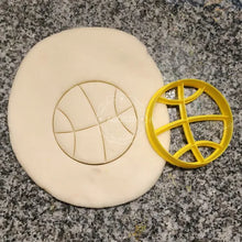 Load image into Gallery viewer, Ball Design Cookie Cutter Stamp soccer football basketball tennis netball volleyball pool ball