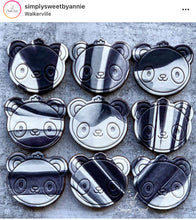 Load image into Gallery viewer, safari zoo animals cookie cutters and stamps -zebra giraffe monkey lion tiger penguin panda