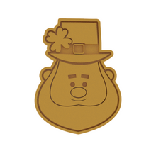 Load image into Gallery viewer, st patrick's day cookie cutter clover hat leprechaun fondant embosser clover