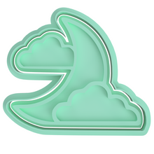 Load image into Gallery viewer, Halloween Cookie Fondant Cutter Stamp Skull Pumpkin Grave eyeball Mummy Candy Ghost Flask Cauldion