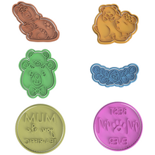 Load image into Gallery viewer, Mother Animals Cookie Cutter Stamp Deer Polar Bear Best Mom Evers