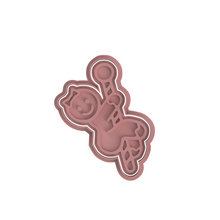 Load image into Gallery viewer, Naughty Ginger Bread Cookie Cutter Stamp