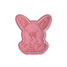 Load image into Gallery viewer, easter rabbit cookie cutter egg hunt chicken egg australia easter cookie cutter rabbit with chocolate